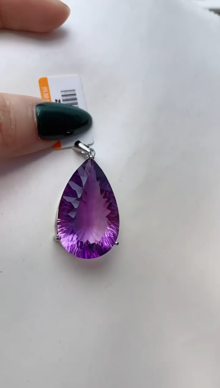 【闪购商品】彩色蓝宝石颈饰银S925镶嵌A76