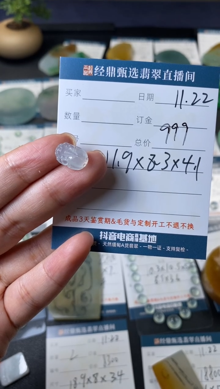 未镶嵌定制翡翠貔貅