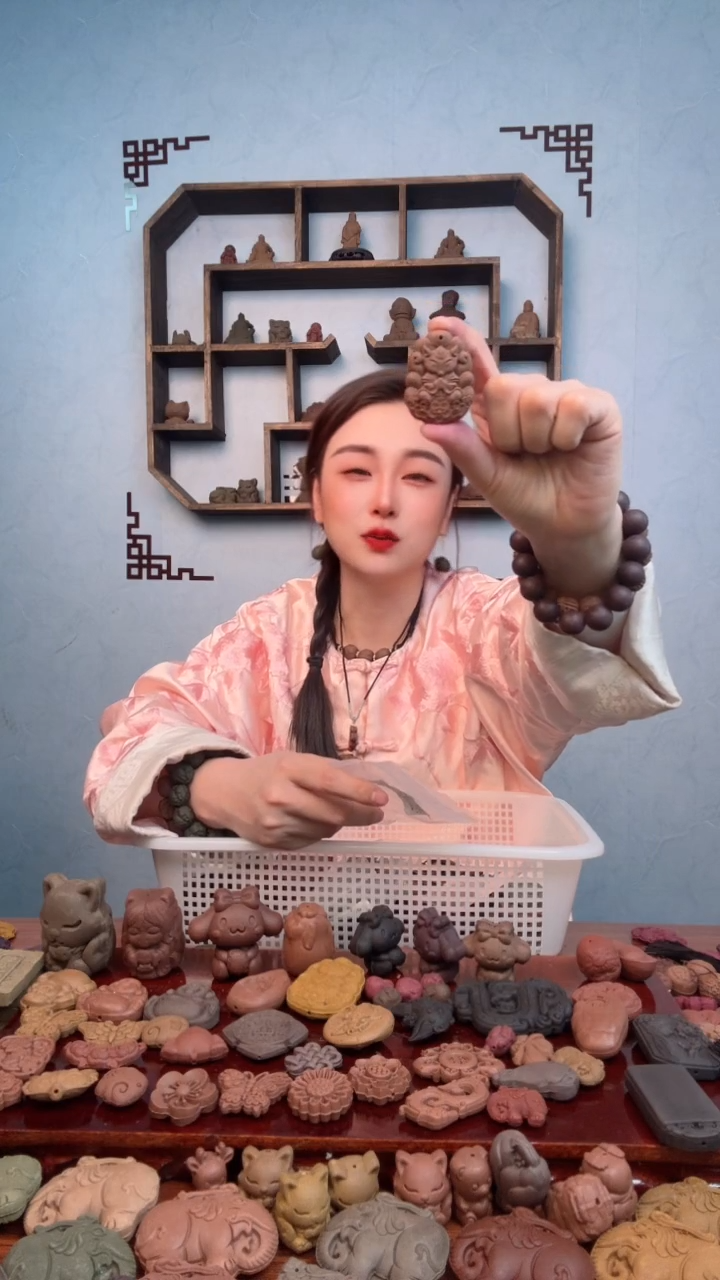【闪购商品】泥塑瑕疵小青龙双面狐狸