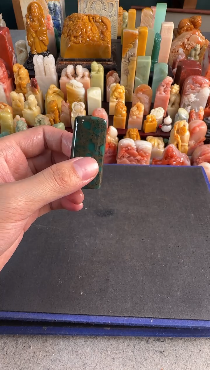 【闪购商品】青田石印石编号编号6382