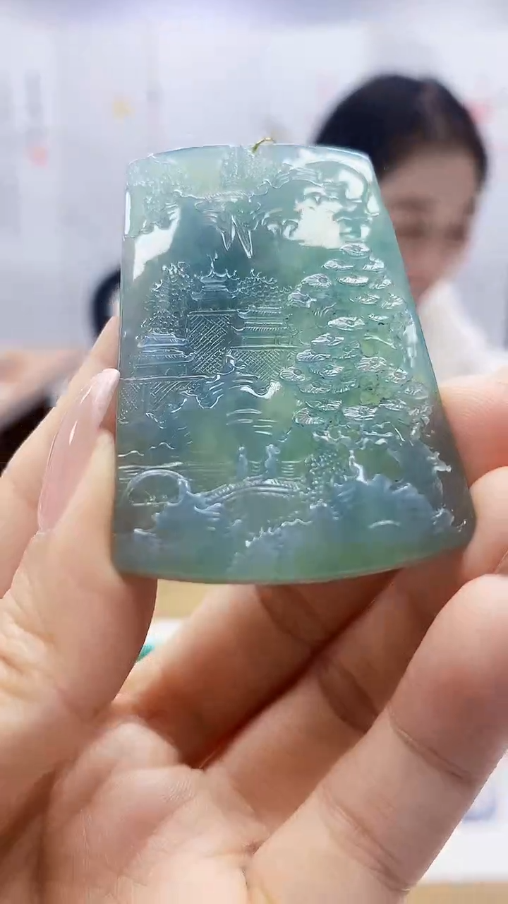 未镶嵌定制翡翠3099ty-毛货挂件22