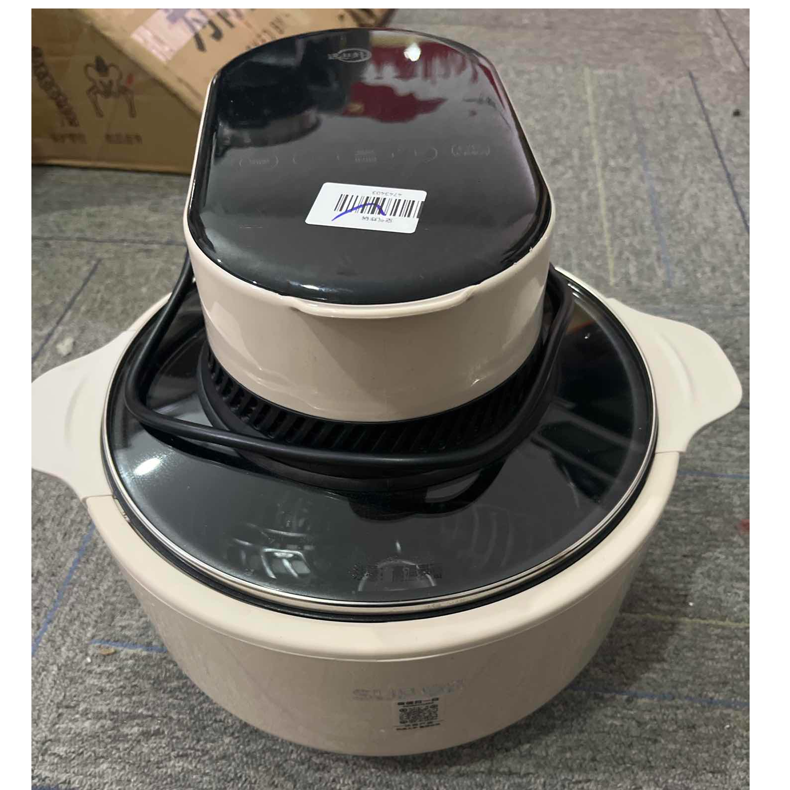 9新 SUPOR/苏泊尔 【二手】武汉仓空气炸锅轻微划痕功能完好