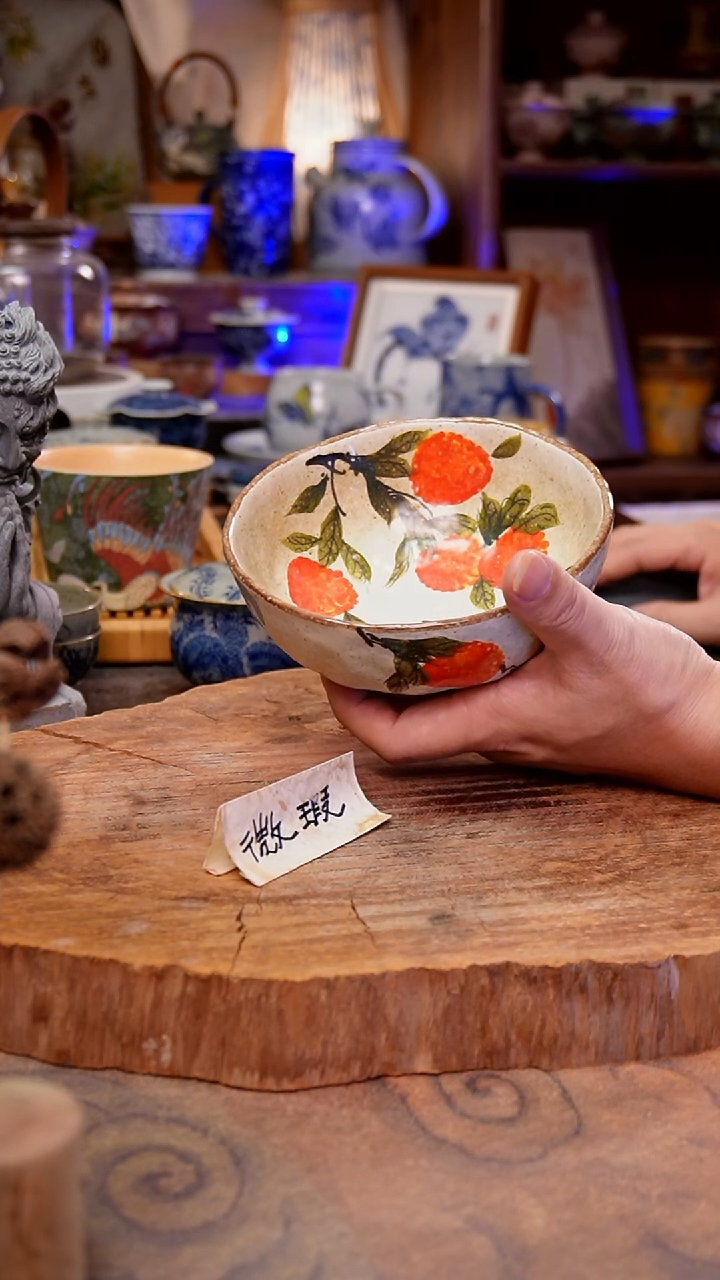 杯子福****酪荔枝手工手绘手工手绘