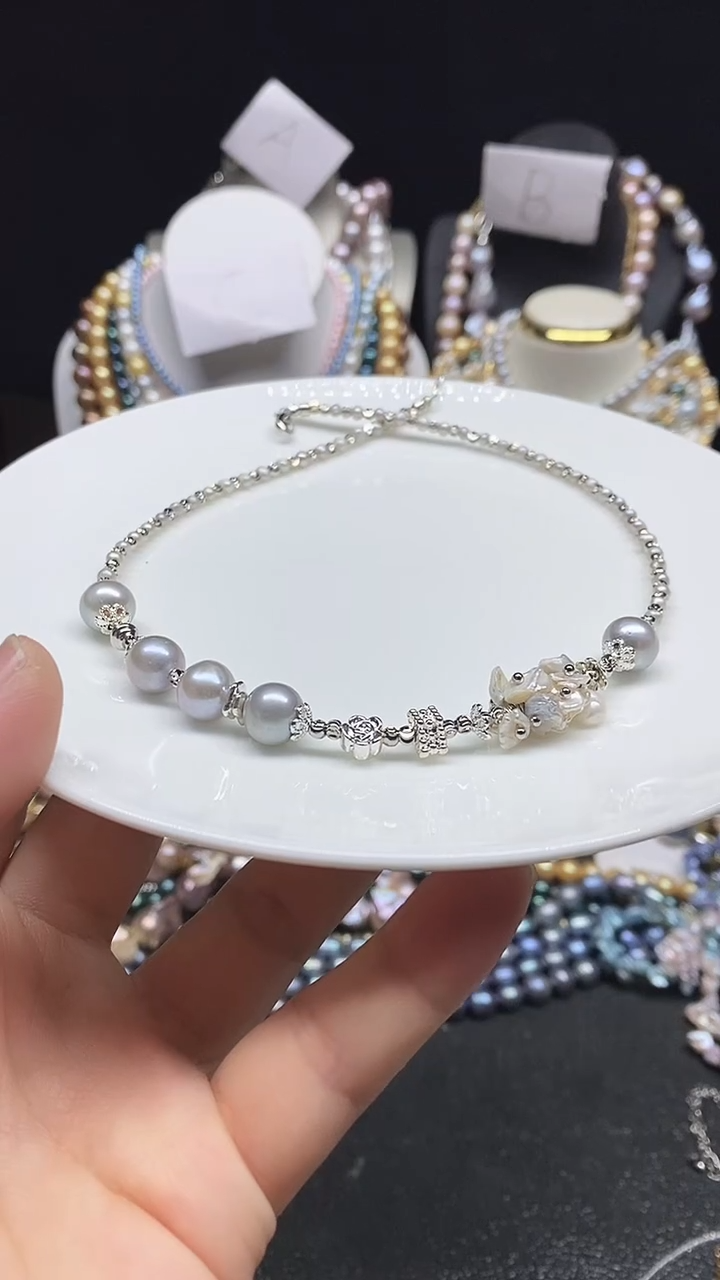 【闪购商品】淡水珍珠颈饰未镶嵌多人