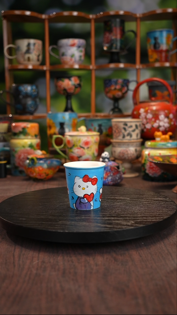 景德镇手绘陶瓷茶杯