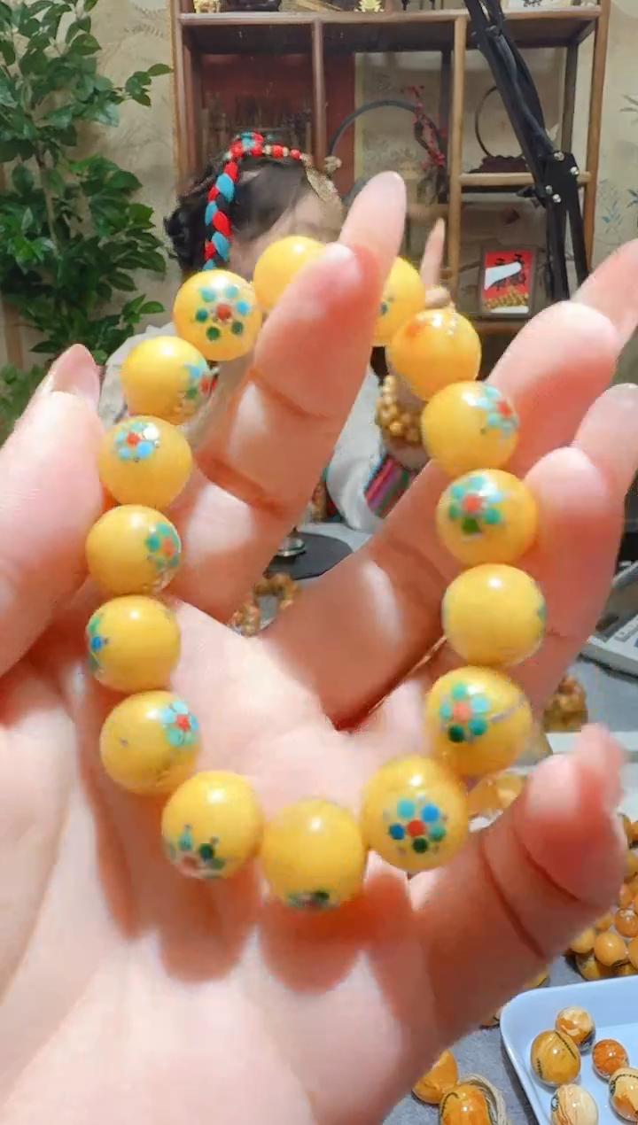 蜜蜡颈饰未镶嵌2194天然蜜蜡珠宝奇石全都保真