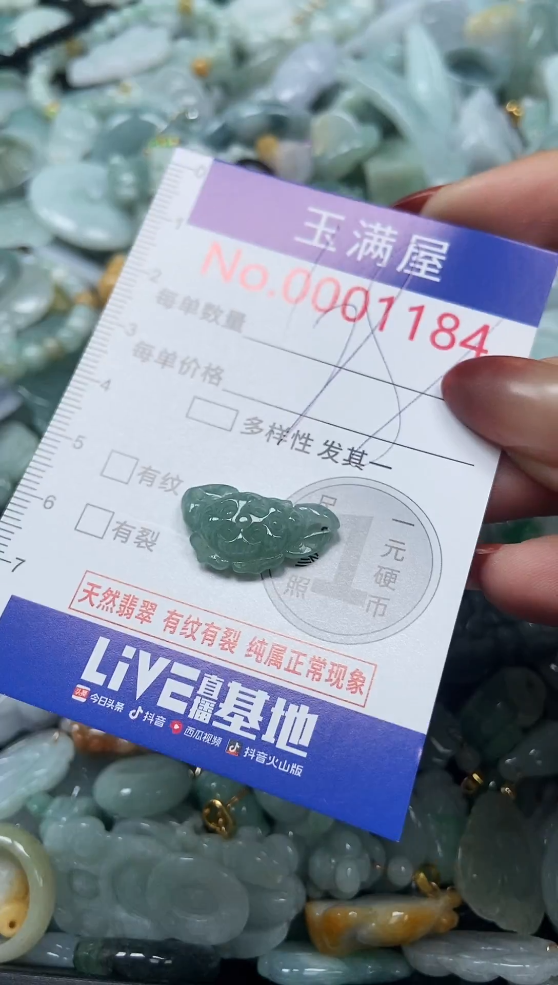 颈饰未镶嵌翡翠1184