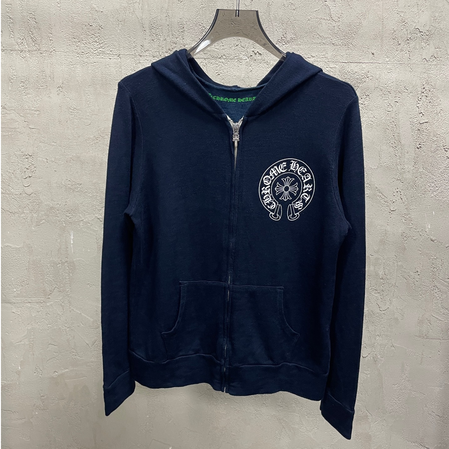 未使用 Chrome Hearts/克罗心 mattyboy檀香山限定银扣拉链外套