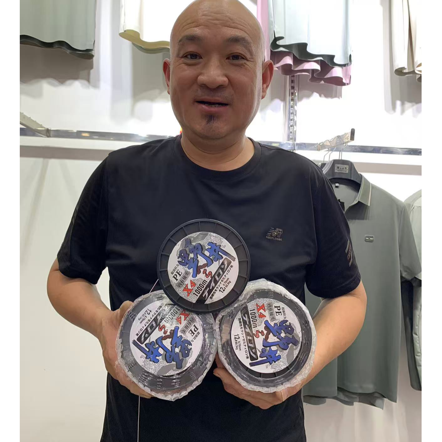 光头哥推荐加固地笼网，大力马线夜井4编12号耐磨1000米一轴