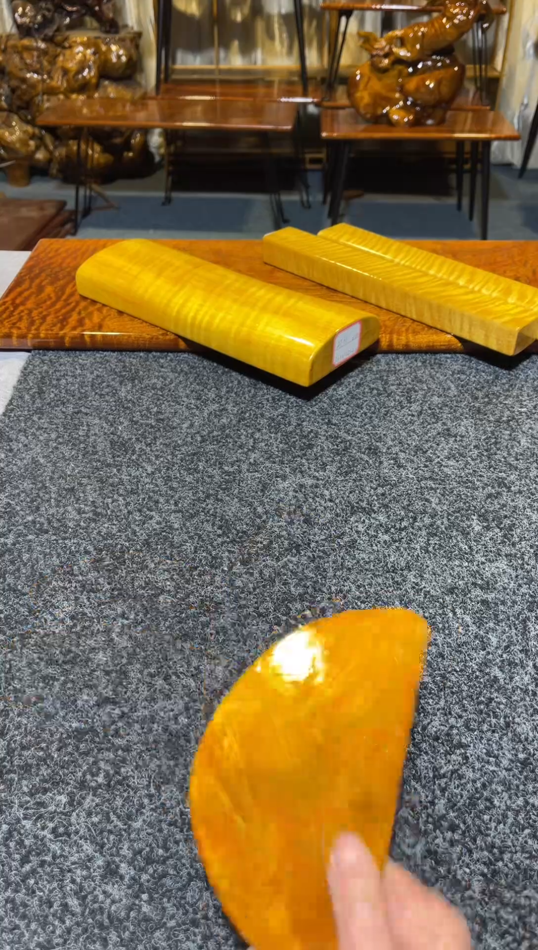 玻璃纸黄金樟干泡托盘木木6