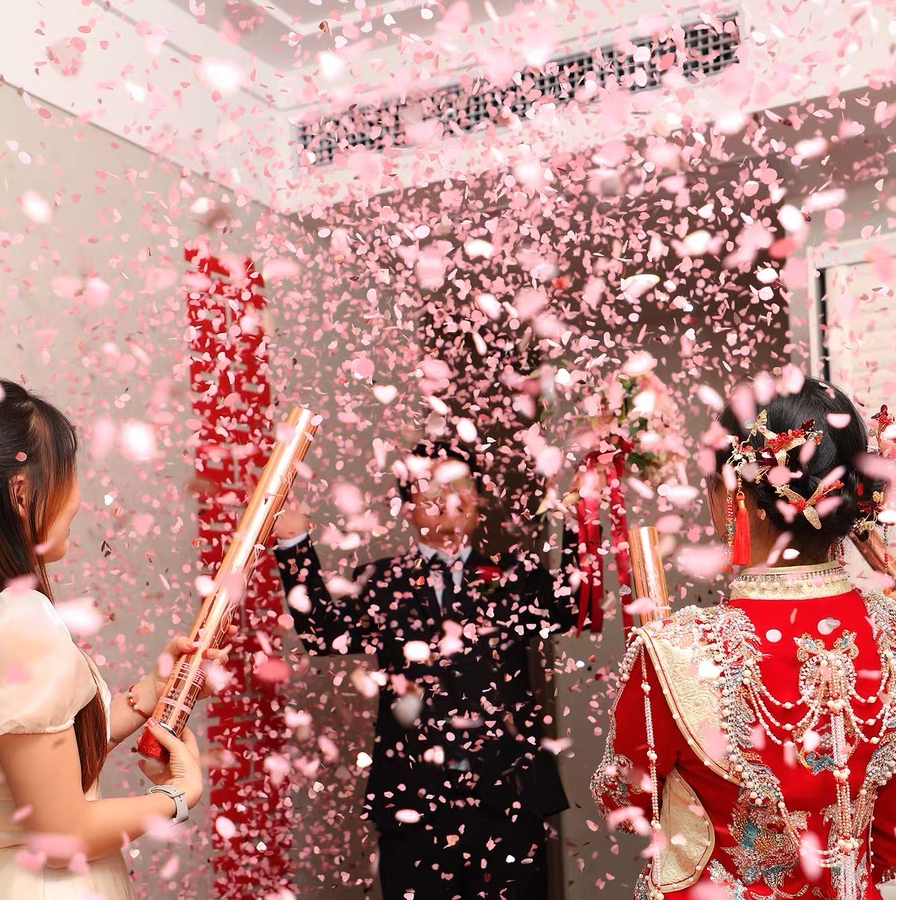 结婚礼花瓣雨礼花筒手拧式彩带星河璀璨礼炮礼筒炮喷花筒婚庆用品