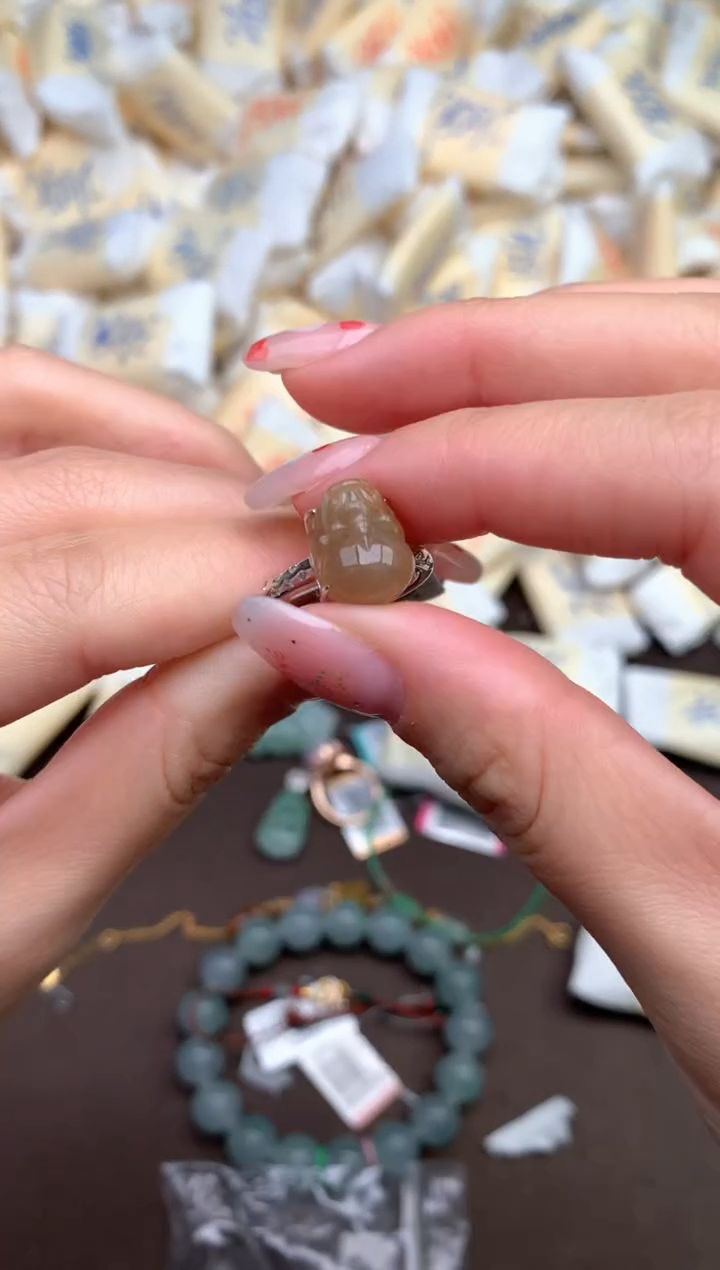 【闪购商品】翡翠戒指银S925镶嵌—