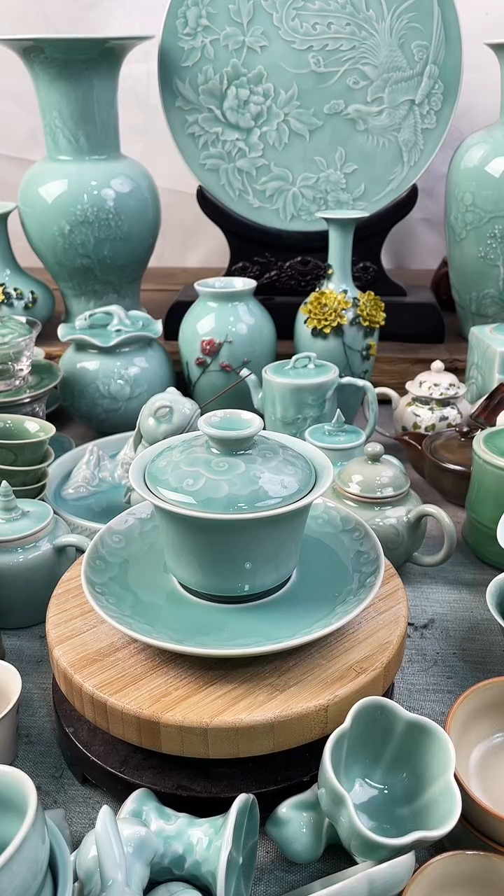 【闪购商品】特价福利 微瑕 慧仙青瓷
