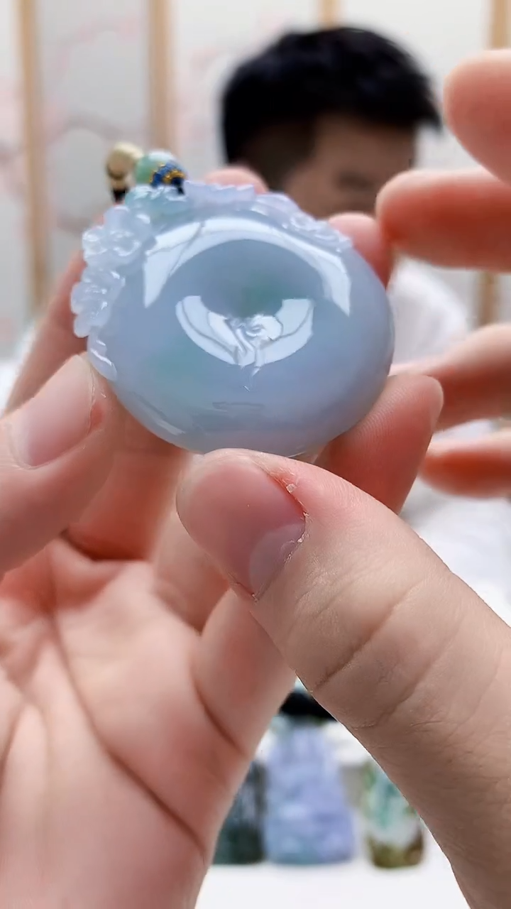 未镶嵌定制翡翠5028bb-毛货挂件73