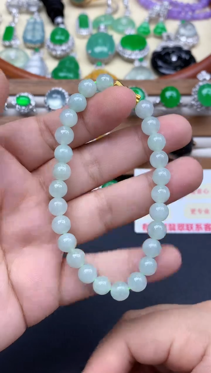 未镶嵌手链翡翠187-中国好珍宝