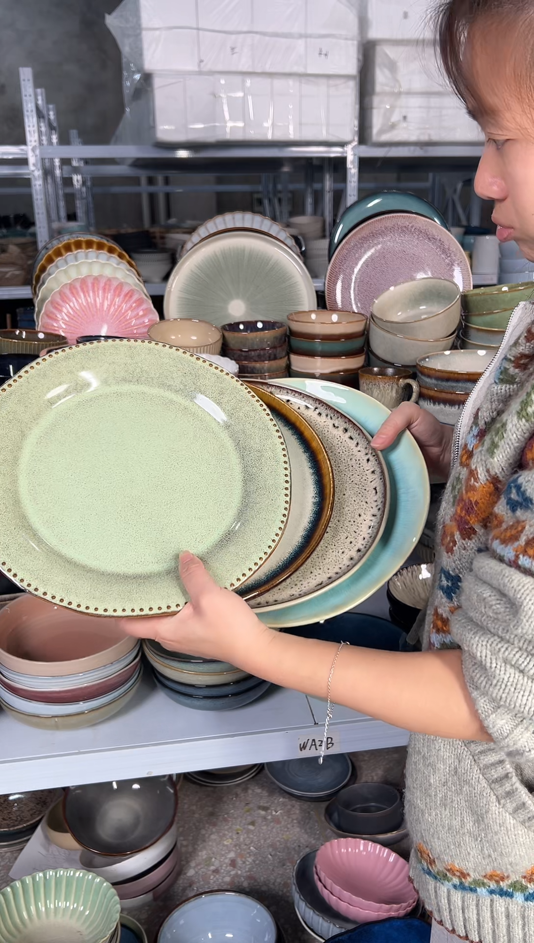 陶瓷外贸尾货瑕疵满20包邮X4大盘