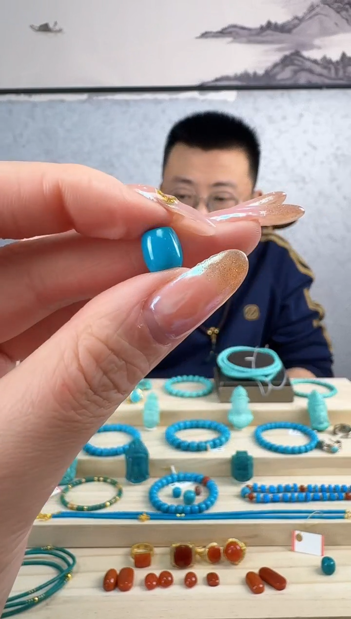 【闪购商品】绿松石1未镶嵌8mm珠子1.03