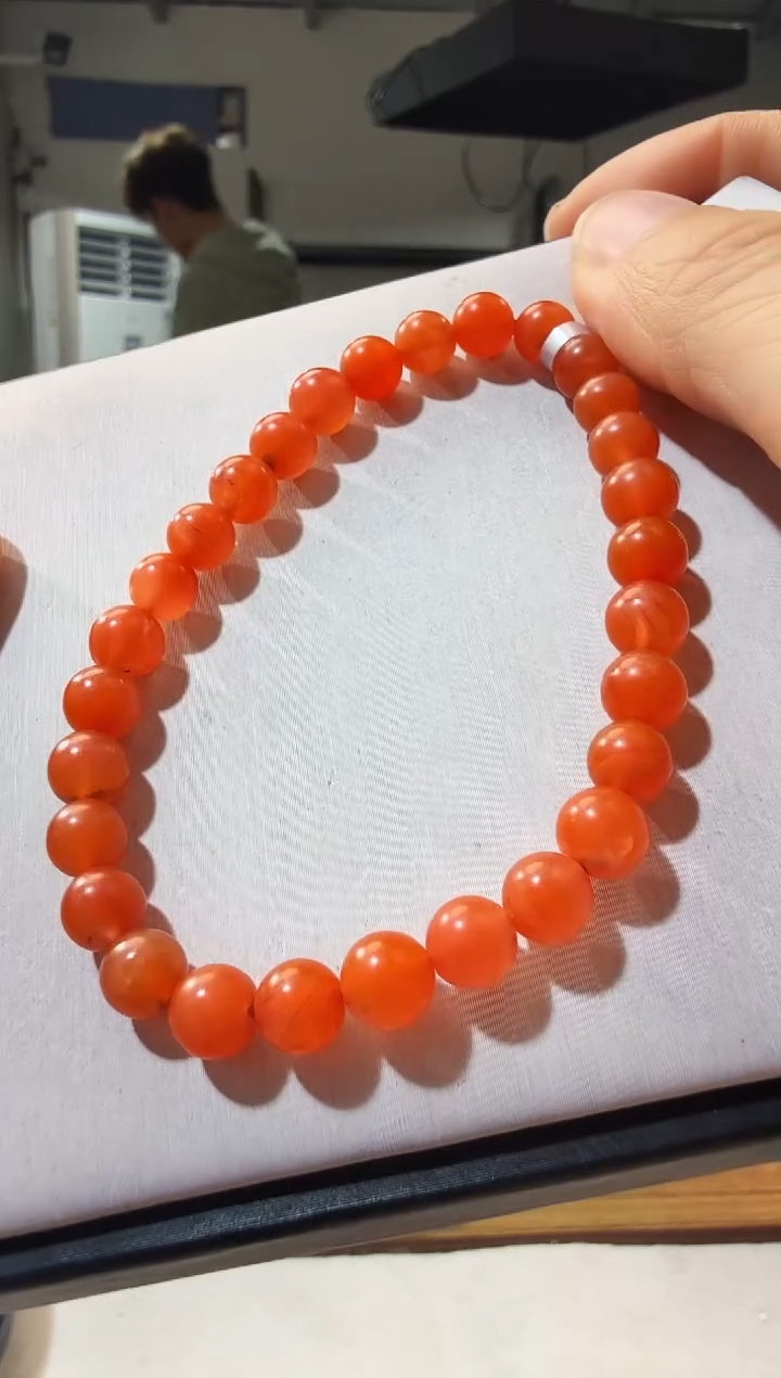 未镶嵌手链南红玛瑙优0361 约6mm