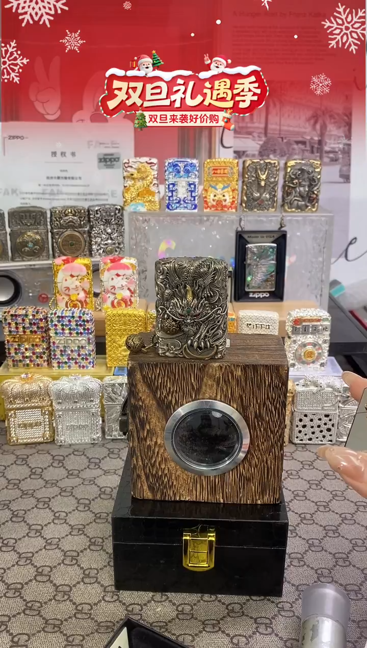 镜面ZIPPO古银灵动貔貅