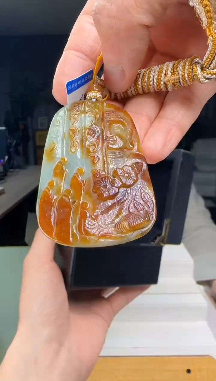 【闪购商品】翡翠吊坠(不含链)未镶嵌DY@@960Q3J11792