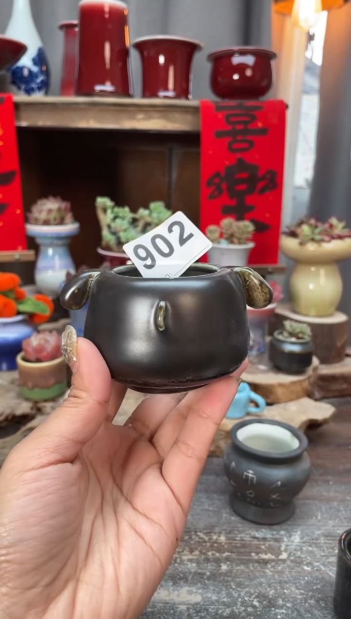 【闪购商品】摆件902知木小芳花盆