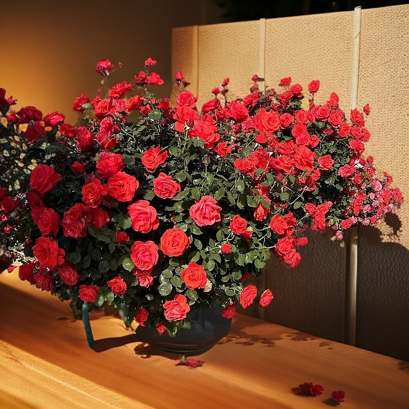 高杆树桩月季棒棒糖，开花植物，基地发货，花卉玫瑰花苗，