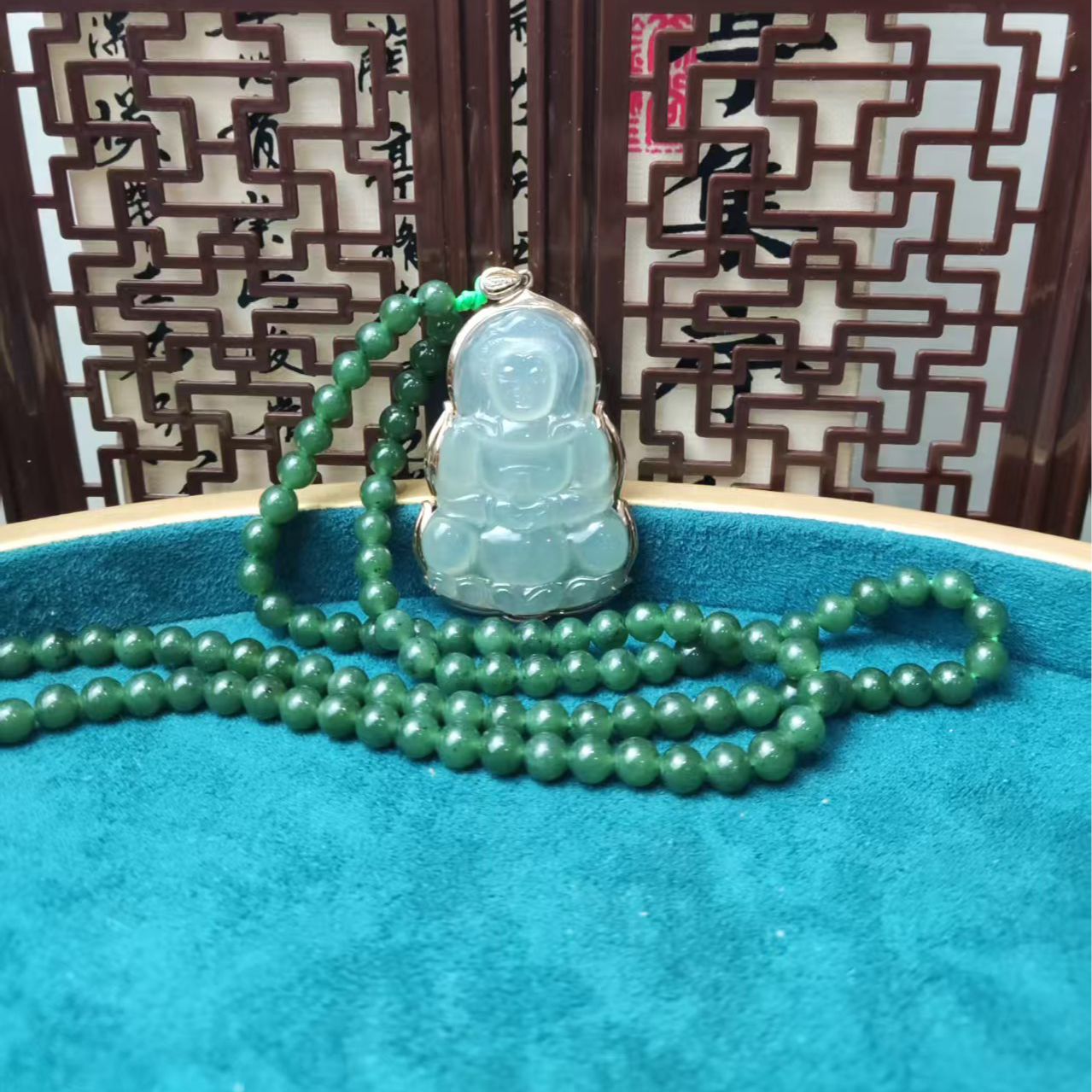 翡翠------观音吊坠