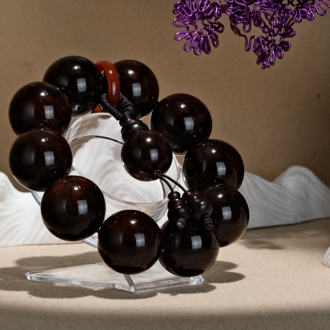 润木文玩3.0精品黄花梨手串【643】