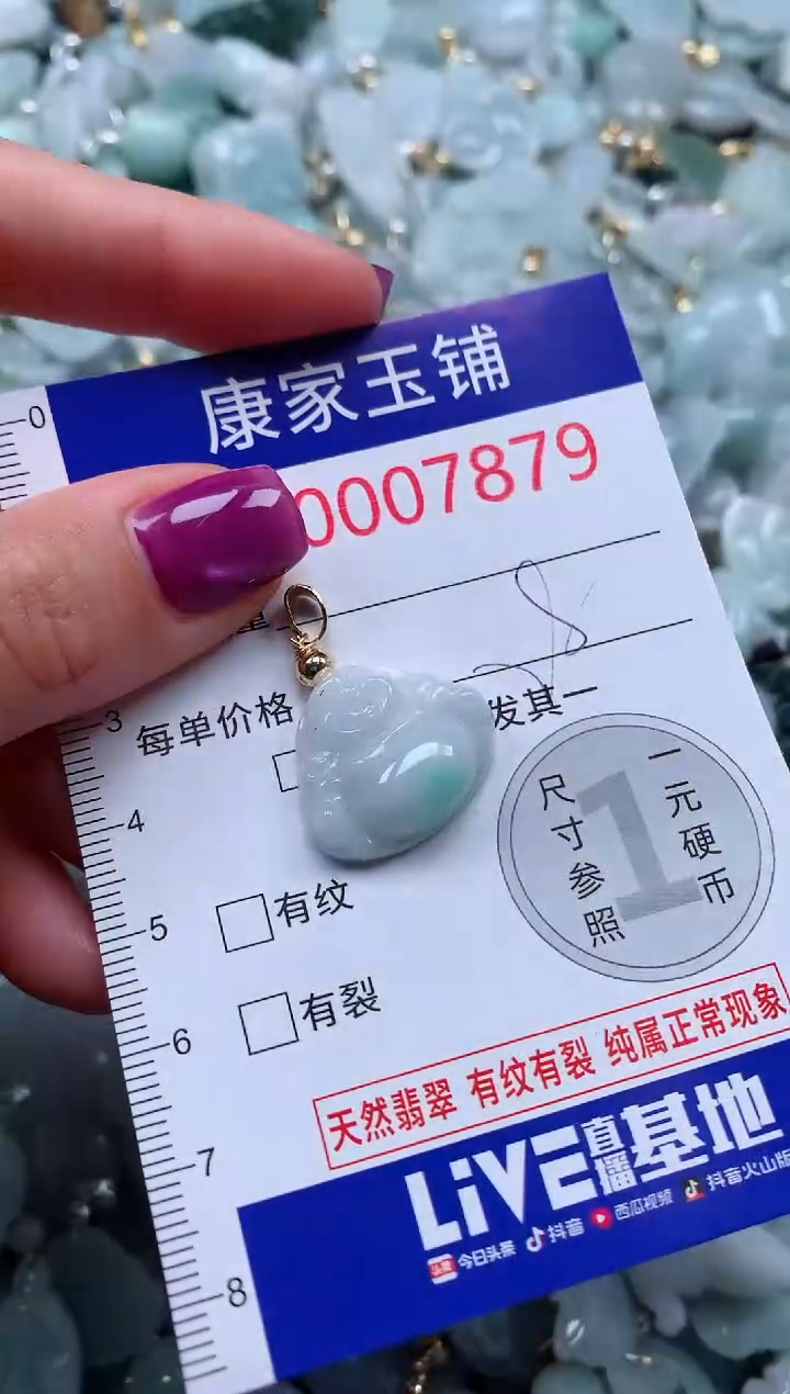 颈饰未镶嵌翡翠7879