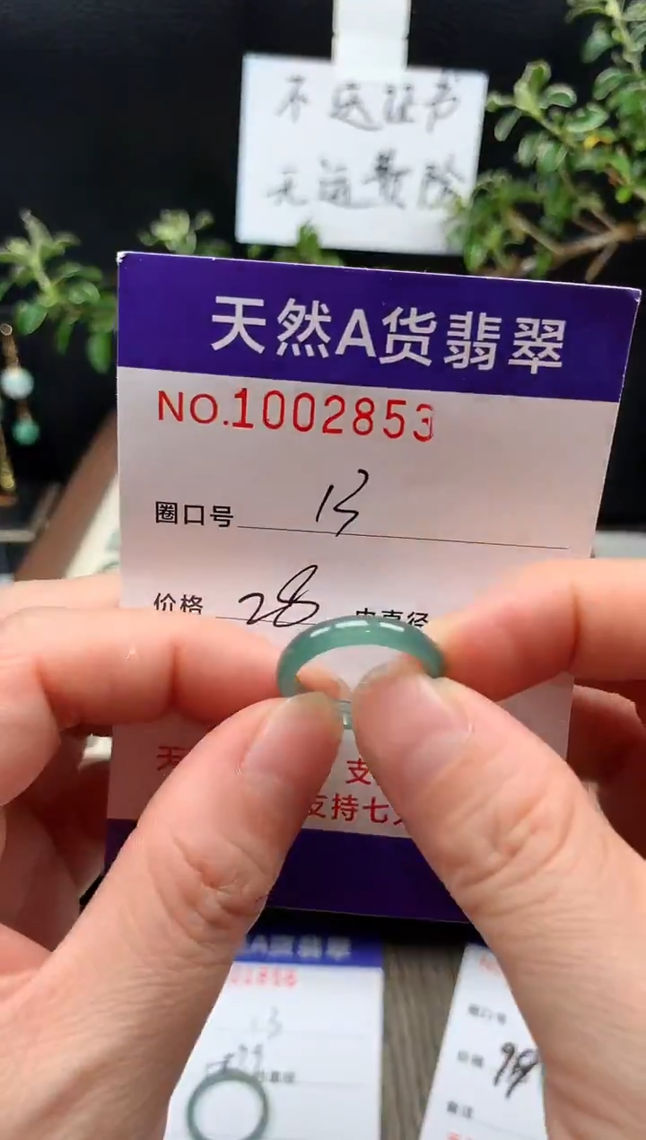 未镶嵌戒指翡翠13#