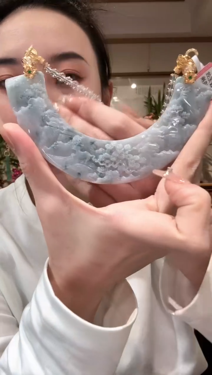 【闪购商品】翡翠颈饰未镶嵌国风