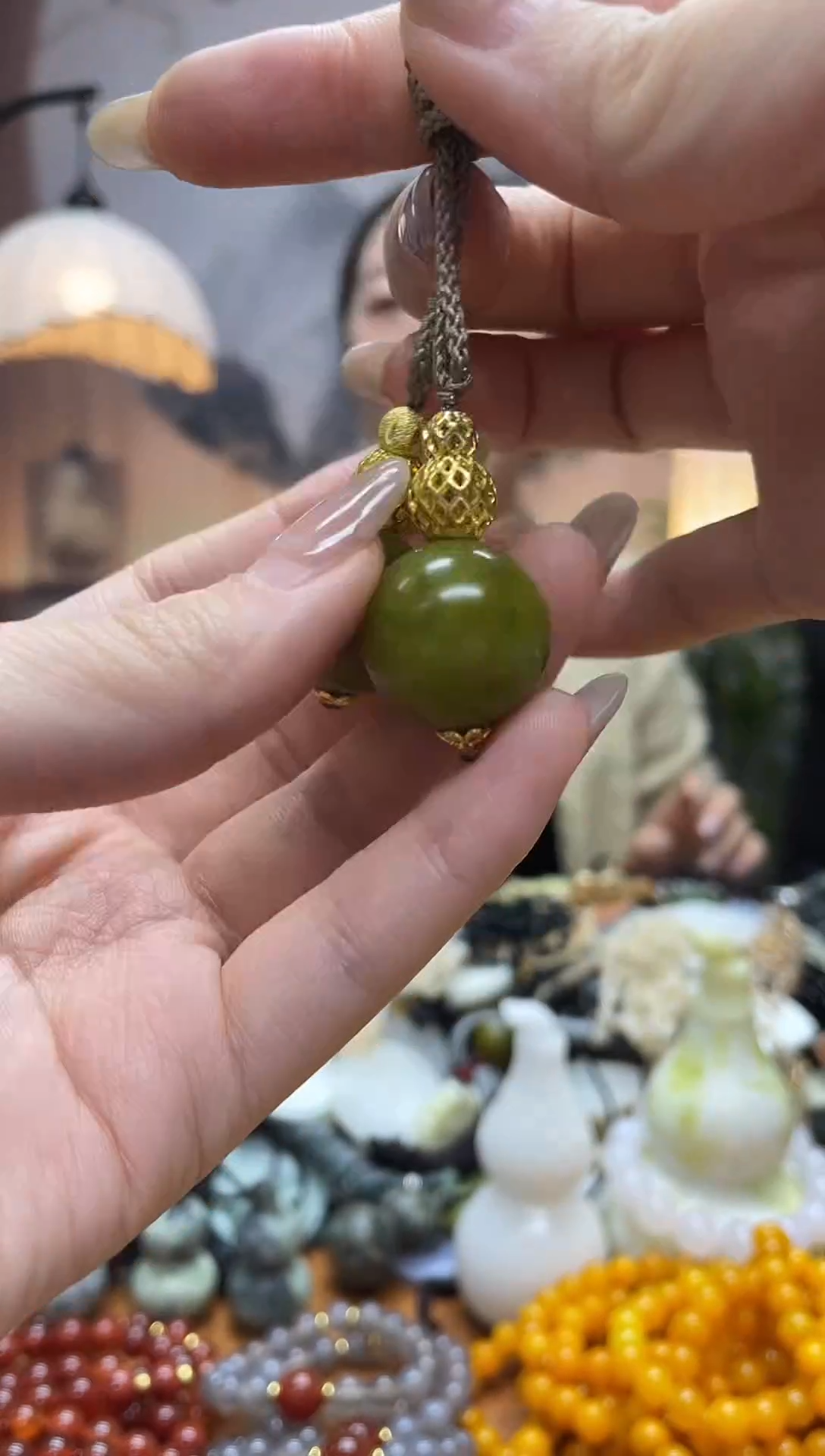 未镶嵌岫玉吊坠多样性发货拍一发一