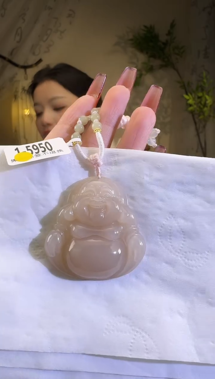 【闪购商品】和田玉颈饰未镶嵌佛公5950