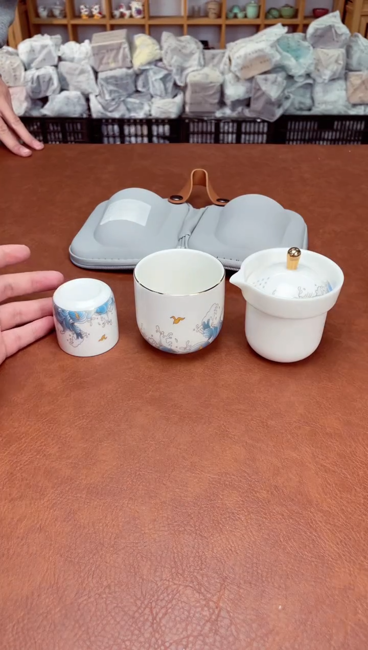 【闪购商品】摆件高端瓷器易仟杯茶器