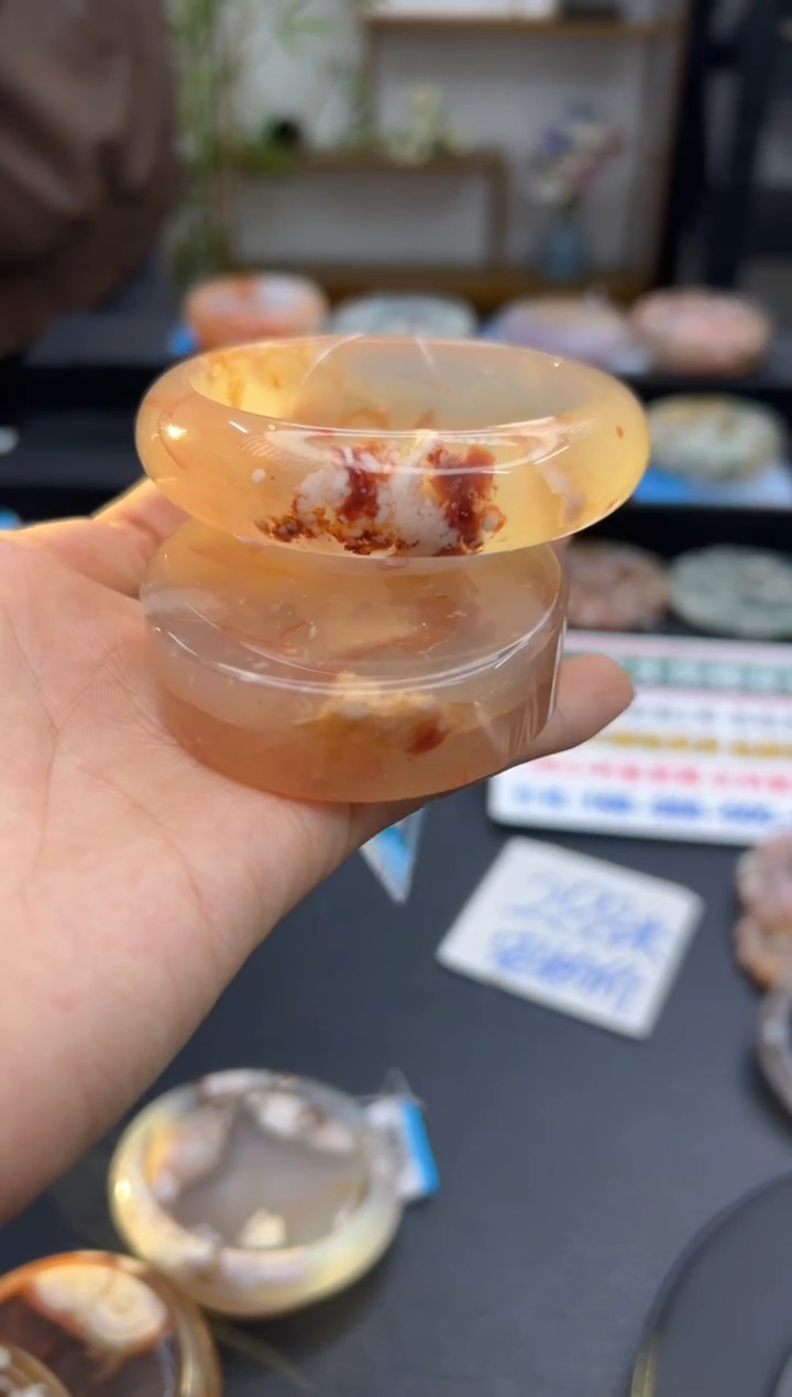 【闪购商品】石英质玉手镯未镶嵌A269(56圈赠送镯心)