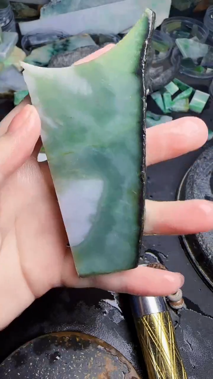 未镶嵌挂件翡翠天然翡翠005