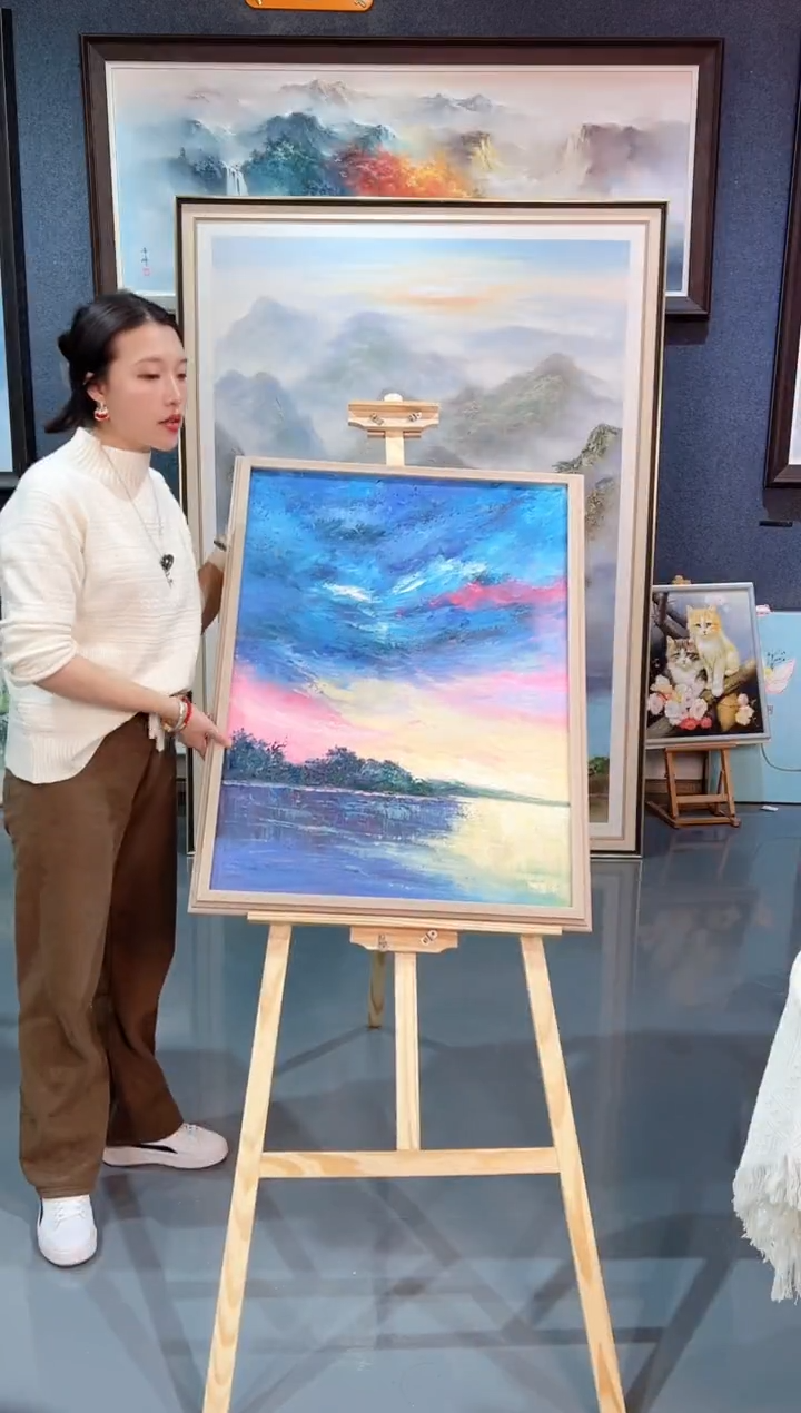 【闪购商品】油画46号60*80 云-手绘油画