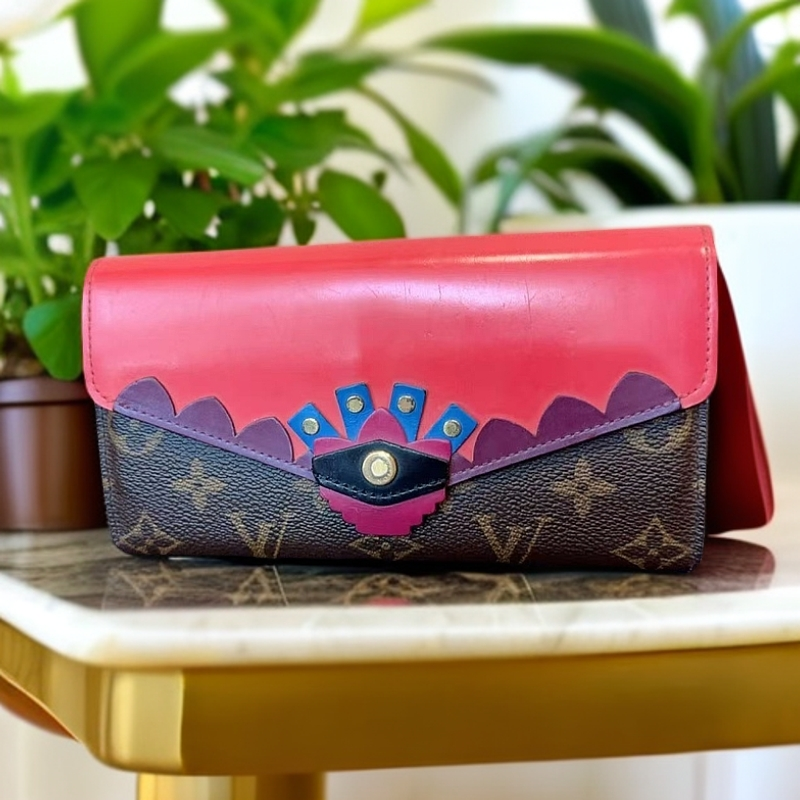 95新 LouisVuitton/路易威登  老花卡通钱包 1216 8395 