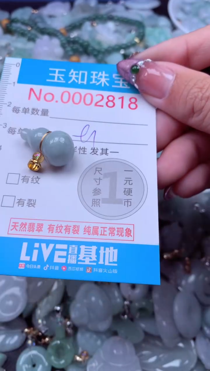 吊坠(不含链)未镶嵌翡翠2818