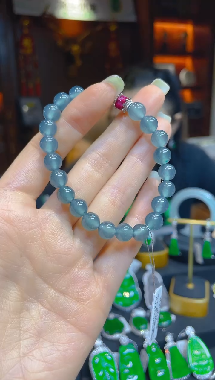 未镶嵌手串翡翠天然A货翡翠手串/138708