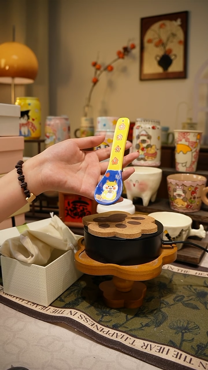 杯子【不带盒子】710高温釉下彩