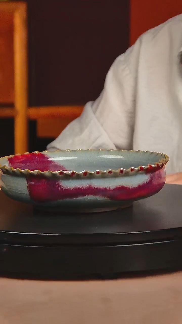 瓷片宋代五大名宋钧茶洗