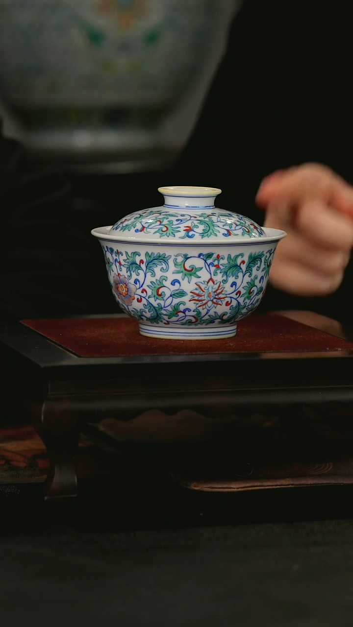 【闪购商品】栗子严选景德镇茶器@@涂杏花