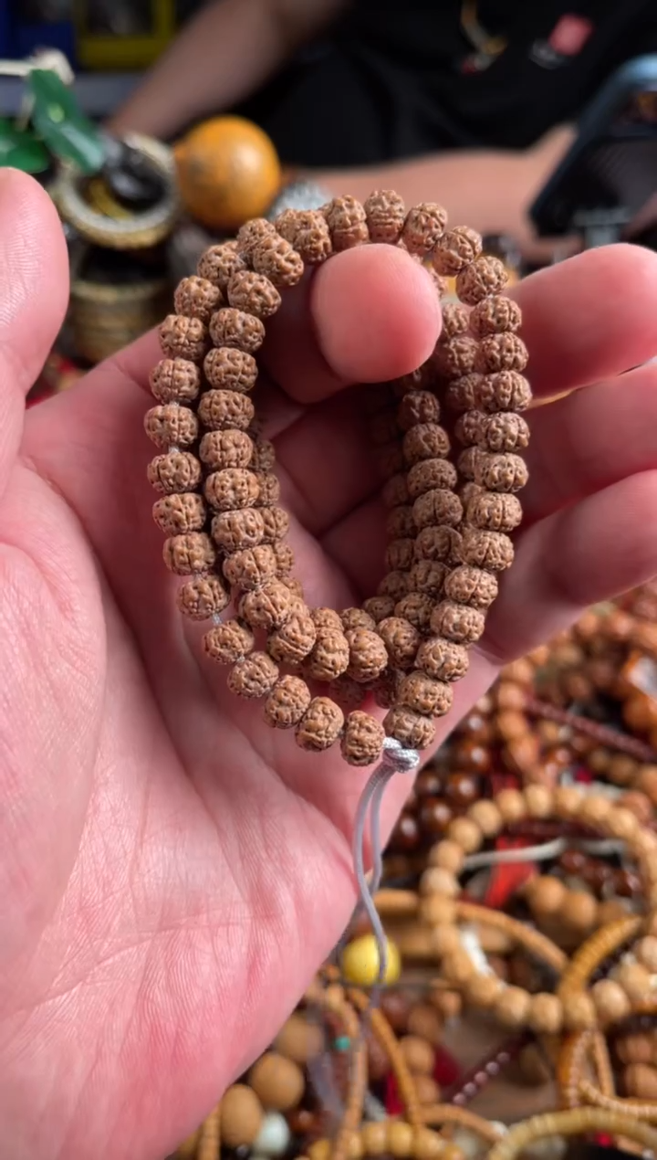 【闪购商品】金刚菩提手串王胖子文玩工作室母树平细8.5-9.5