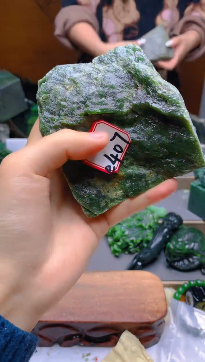 【闪购商品】和田玉（碧玉）珠宝半成品未镶嵌1