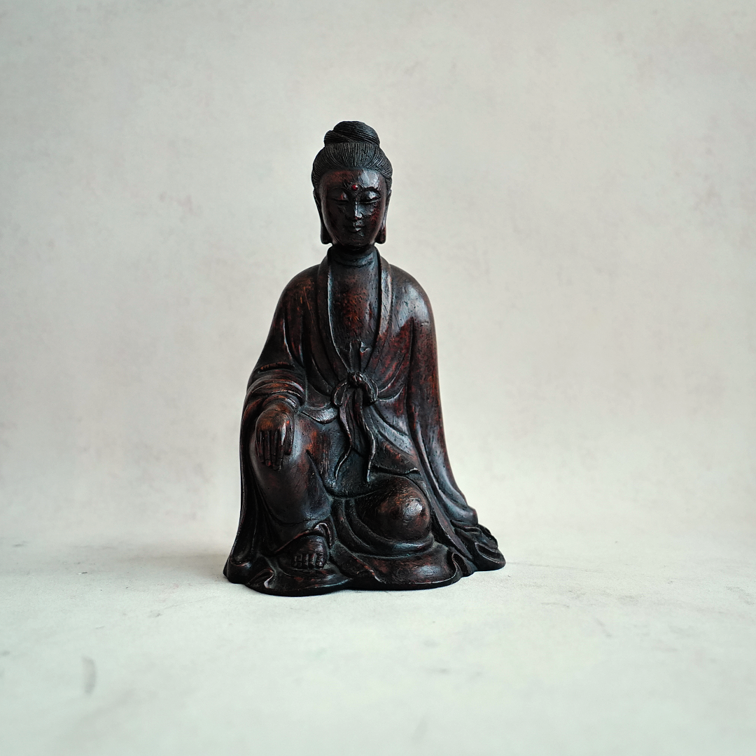文华开物第67期拍品 6 清 竹雕观音坐像
