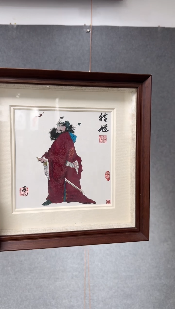 国画牛百川老师手绘30x30
