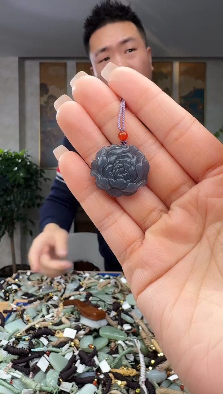 颈饰未镶嵌和田玉拍一发一多样性发货