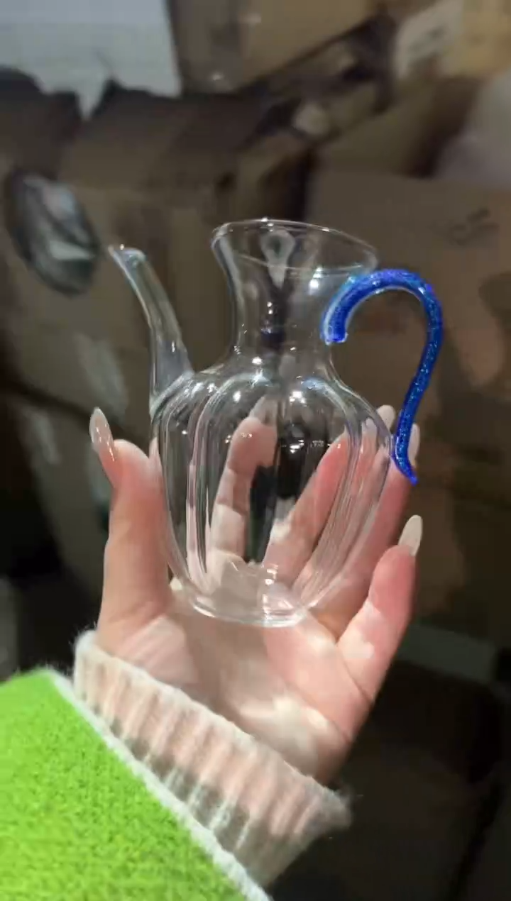 【闪购商品】蓝色花意公道杯单只