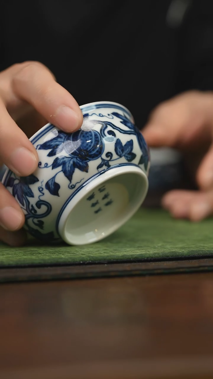 【闪购商品】杯柴窑青花破价福利